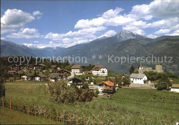 Voellan Lana Panorama mit Ilfinger Sarntaler Alpen