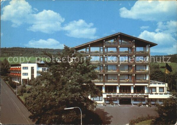 Salmuenster Bad Soden Park Sanatorium St Georg