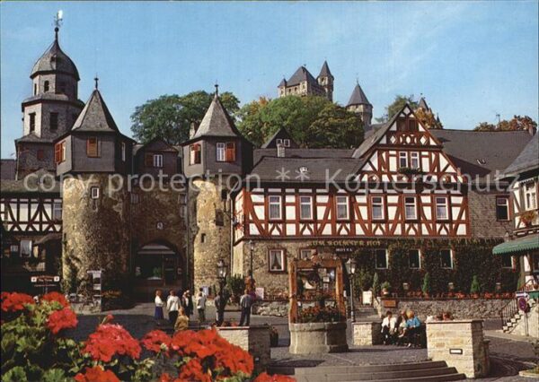 Braunfels Marktplatz Tor Schloss Fachwerkhaus Luf