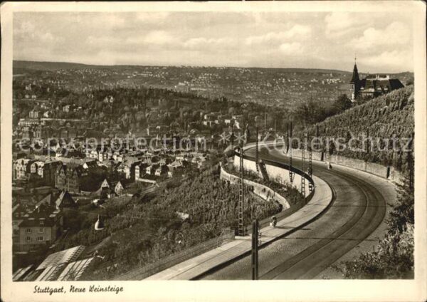 Stuttgart Panorama Neue Weinsteige