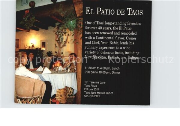 Taos El Patio de Taos Gaststube