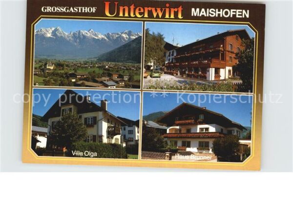 Maishofen Grossgasthof Unterwirt Villa Olga Haus