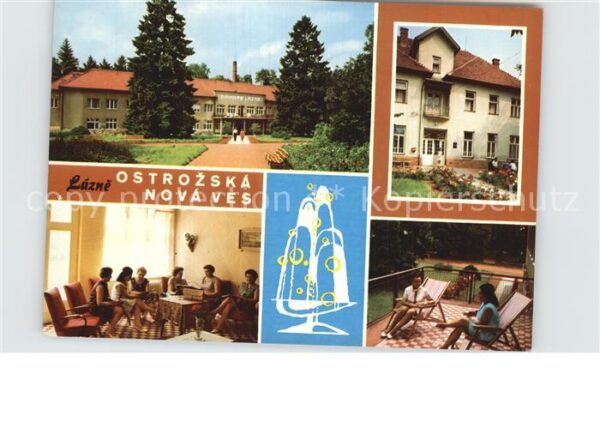 Nova Ves Neudoerfel Pavilon a budova spravy lazni Hala a ba