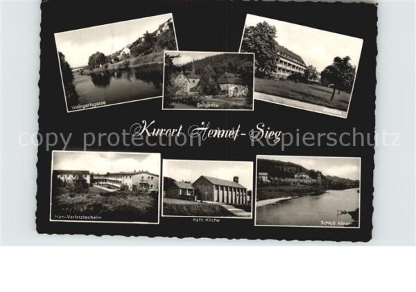 Hennef Sieg OT Weingartsgasse Kurhaus Schloss Allne