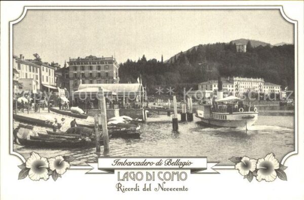 Bellagio Lago di Como Partie am See Repro