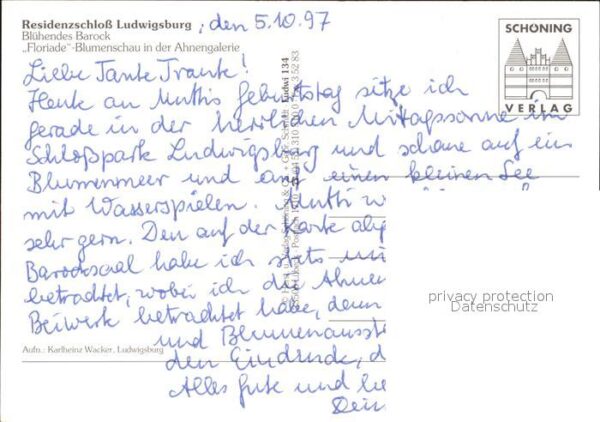 Ludwigsburg Residenzschloß Froriade Blumenschau in – Bild 2