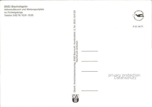 Bischofsgruen Höhenklinik – Bild 2