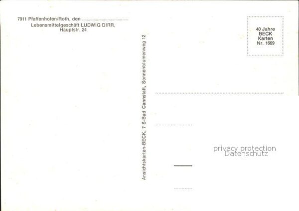 Pfaffenhofen Roth Lebensmittel Ludwig Dirr – Bild 2