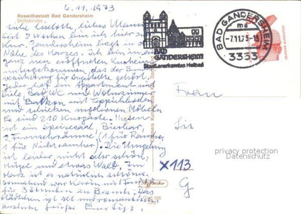 Bad Gandersheim Roswithastadt Stiftskirche – Bild 2