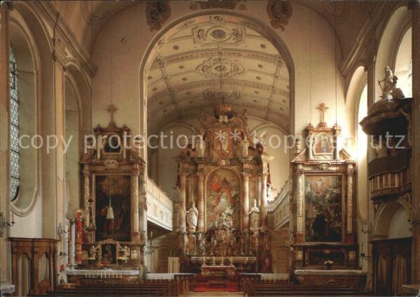 Bernried Starnberger See Pfarrkirche St. Martin innen