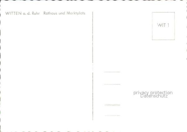Witten Ruhr Rathaus Marktplatz – Bild 2
