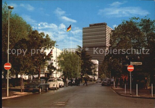 Bonn Rhein Bürohaus des Bundestages im Regierungsv
