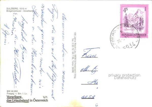 Sulzberg Vorarlberg Fliegeraufnahme Bregenzerwald – Bild 2