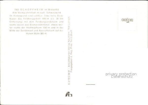 Schopfheim Fliegeraufnahme – Bild 2