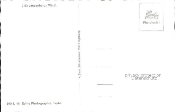 Langenburg Wuerttemberg Ortspartie mit Stadttor – Bild 2
