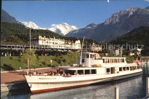 Motorschiffe Niederhorn Interlaken Mönch Jungfrau