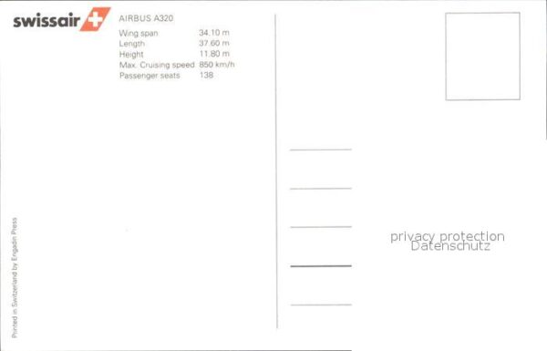 Swissair Airbus A320 – Bild 2
