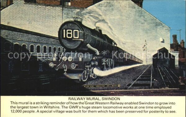 Lokomotive Railway Mural Swindon