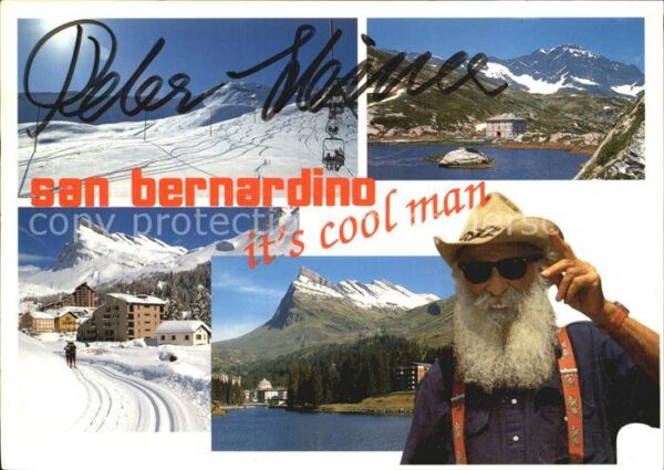 Persoenlichkeiten Cool Man Peter Steiner Autogramm San Be