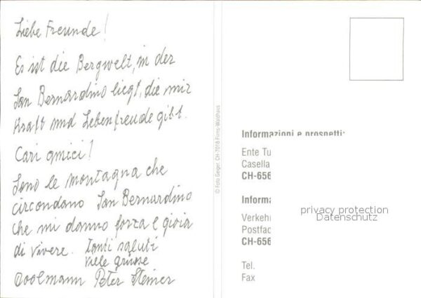 Persoenlichkeiten Cool Man Peter Steiner Autogramm San Be – Bild 2