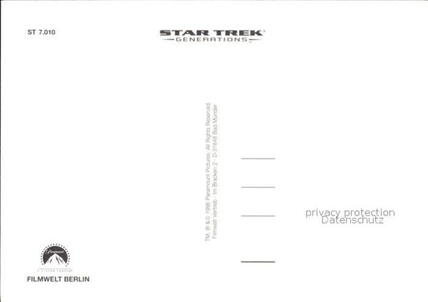 Kino Film Star Trek Merry Christmas – Bild 2