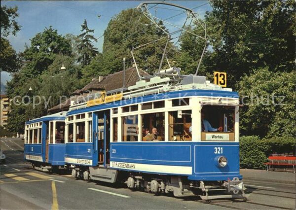 Strassenbahn Motorwagen Ce 4/4 Nr. 321 Zürich