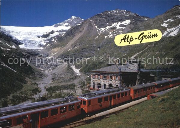 Eisenbahn Alp Grüm Berninapass