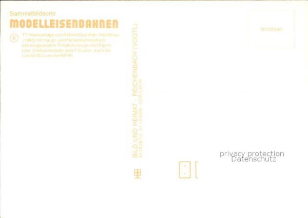 Modellbau-Eisenbahn TT-Heimanlage Heidenau Lok 60 003 – Bild 2