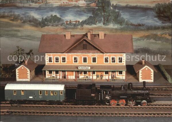 Modellbau-Eisenbahn Lok 344.125 CSD Kamicna