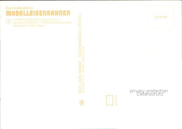 Modellbau-Eisenbahn Lok 344.125 CSD Kamicna – Bild 2