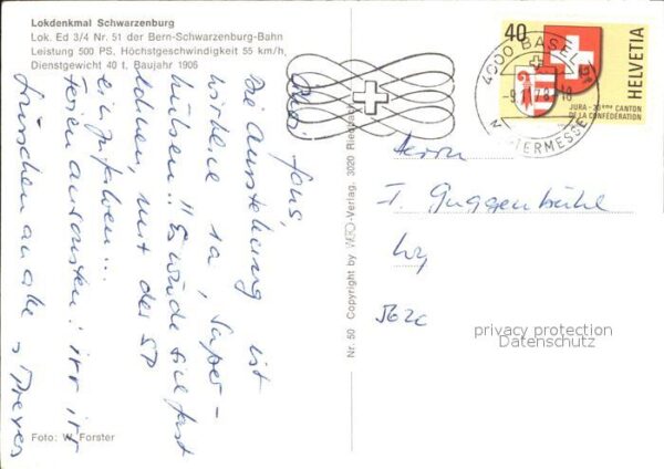 Lokomotive Lokdenkmal Schwarzenburg Lok Ed 3/4 Nr. – Bild 2