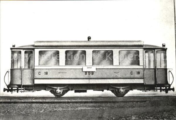 Eisenbahn BD C 18 vor Ablieferung