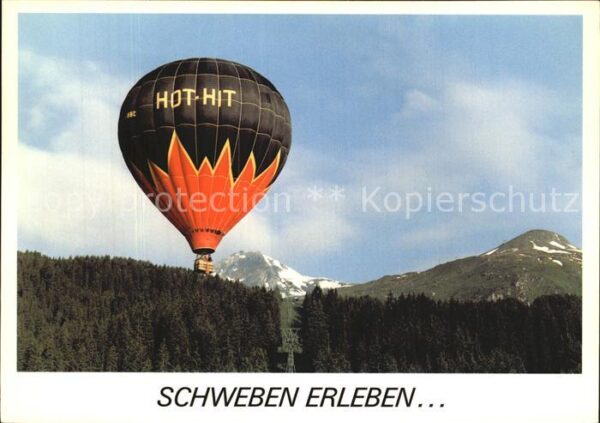 Heissluftballon Hot-Hit Heissluftballonschule Fahrwange