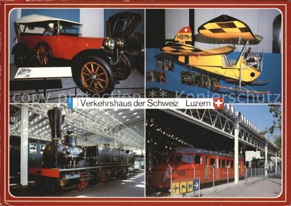 Lokomotive Oldtimer Verkehrshaus der Schweiz Luzer