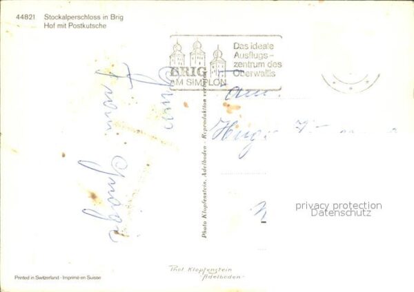 Postkutsche Stockalperschloss Brig – Bild 2