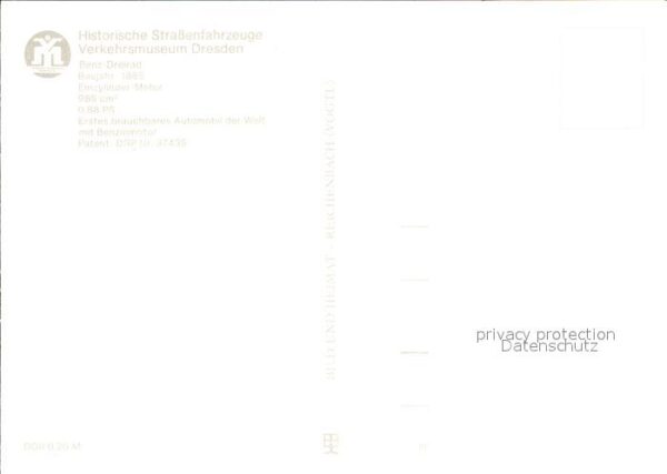 Dreiraeder Benz-Dreirad Baujahr 1885 Verkehrsmuseu – Bild 2