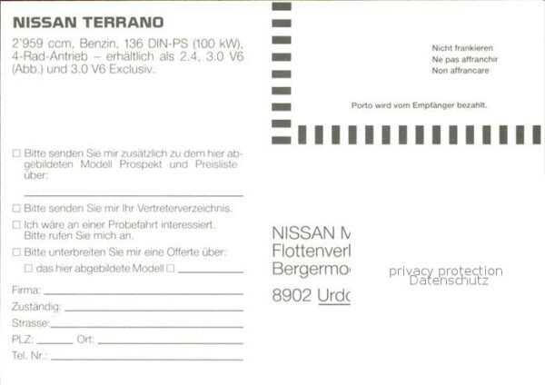 Autos Nissan Terrano – Bild 2