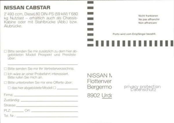 Autos Nissan Cabstar – Bild 2