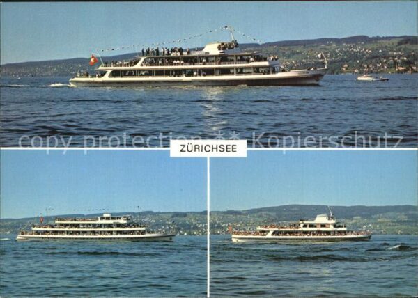 Motorschiffe Helvetia Linth Limmat Zürichsee