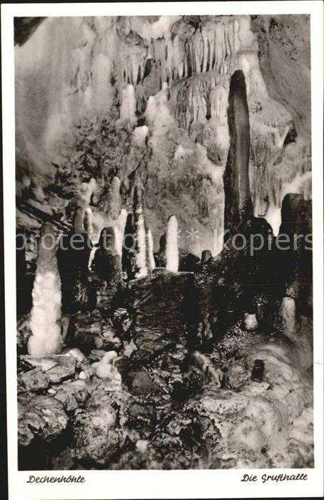 Hoehlen Caves Grottes Dechenhöhle Grufthalle