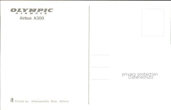 Flugzeuge Zivil Olympic Airways Airbus A300 – Bild 2