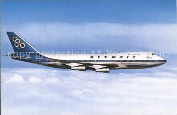 Flugzeuge Zivil Olympic Airways Boeing 747-200 Jumbo Je
