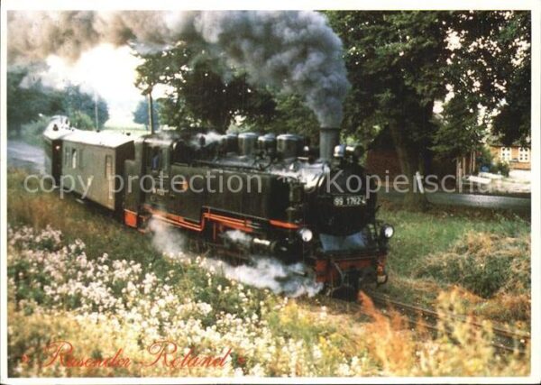 Lokomotive Schmalspurbahn Rasender Roland Insel Rü