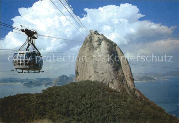 Seilbahn Rio de Janeiro Bondinho do Pao de Acuca
