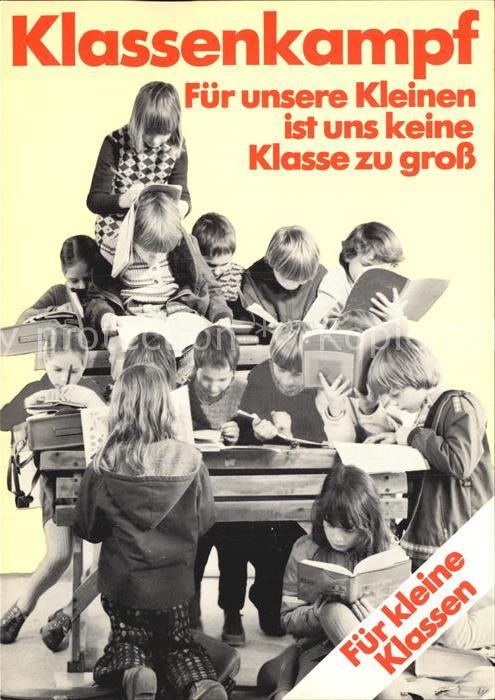 Politik Klassenkampf für kleine Klassen Klaus S