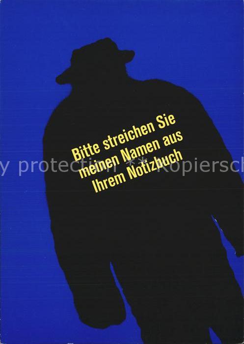 Politik Rechts-Staat Notizbuch Klaus Staeck