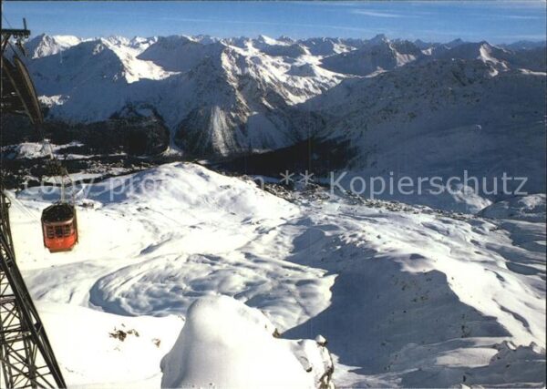 Seilbahn Arosa Bergstation Weisshorngipfel