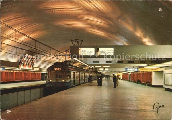 U-Bahn Subway Underground Metro Paris Ligne Boissy St.-Leger Station Na
