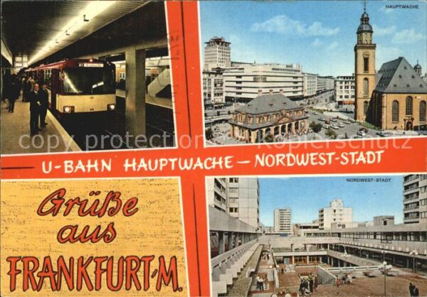 U-Bahn Subway Underground Metro Hauptwache Frankfurt am Main