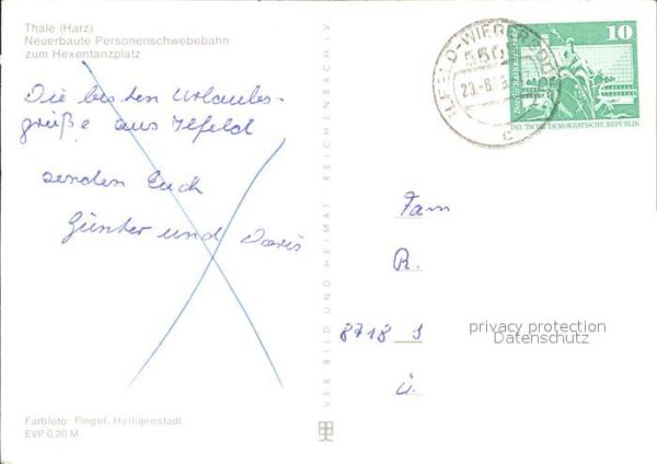 Seilbahn Thale Harz Hexentanzplatz – Bild 2